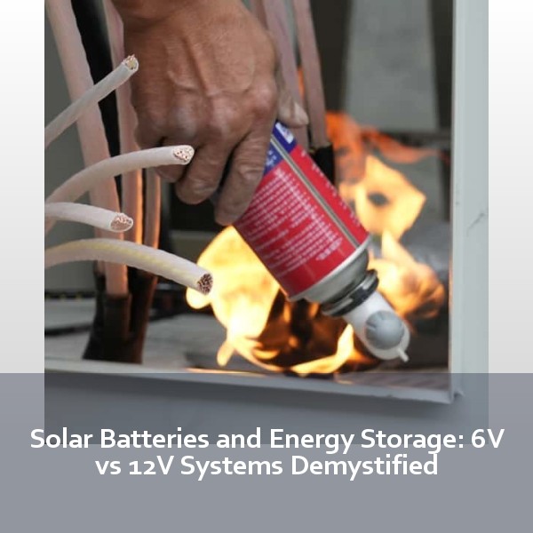 Solar Batteries and Energy Storage: 6V vs 12V Systems Demystified